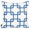Homeroots Blue Geometric Squares Decorative Throw Pillow Cover 18 x 18 in. 355594 - alternate 3